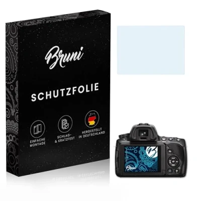 Abbildung von Bruni Schutzfolie kompatibel mit Sony Alpha A37 SLT Folie, glasklare Displayschutzfolie (2X)