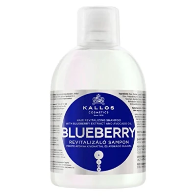 Abbildung von KJMN Blaubeere Revitalisierendes Shampoo für trockenes, geschädigtes und chemisch behandeltes Haar mit Blaubeerextrakt Avocadoöl, 1000 ml