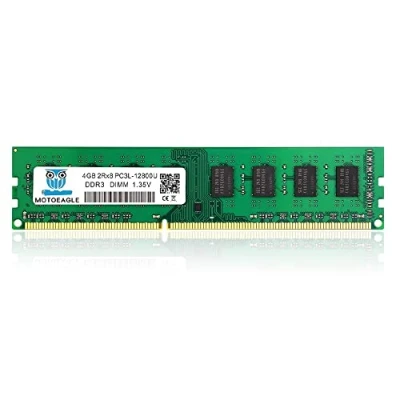 Abbildung von Motoeagle 4GB 2Rx8 PC3L 12800U 1600MHz DDR3 DIMM RAM DDR3L 1600 1.35V CL11 PC3 12800 240 Pin Non ECC Desktop PC Arbeitsspeicher