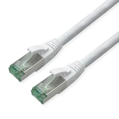 Abbildung von ROLINE RM Patchkabel Kat.6A S/FTP (PiMF), weiß, 7,5 m