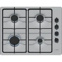 Abbildung von Bosch PBP6B5K80, Serie 2, Gaskochfeld, 4 Flammig, 60 cm, Edelstahl