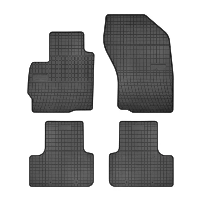 Abbildung von FROGUM 0480 Fußmattensatz Gummi vorne und hinten 4 schwarz Maßgefertigt MITSUBISHI: ASX SUV, CITROËN: C4 Aircross