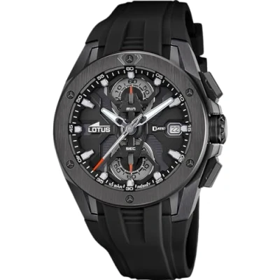 Abbildung von Lotus Quarzuhr Chronograph Vortex Schwarz