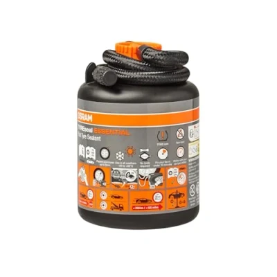 Abbildung von OSRAM TYREseal Essential Ersatz für das Original Reifendichtmittel des Autos, nach OE Spezifikation gefertigt, Repariert Schäden bis zu 6 mm