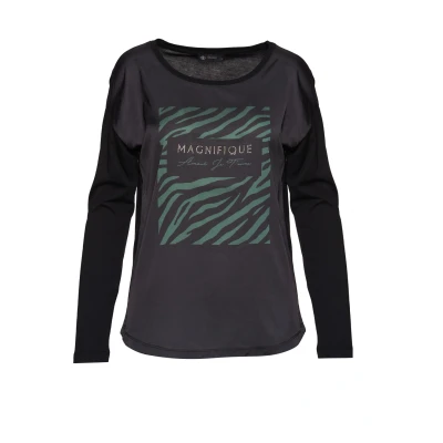 Abbildung von Decay Langarmshirt, mit angesagtem Frontprint