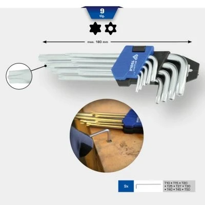 Abbildung von KS TOOLS BT044009 Winkelschraubendrehersatz 9