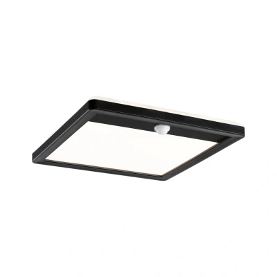 Abbildung von Paulmann LED Außen Wandleuchte &quot;Außenpanel Lamina 250x47mm 3000K 14,5W 950lm 230V Kunststoff&quot;, 1 flammig, Backlight Bewegungsmelder seewasserresistent IP44 3000 K, eckig