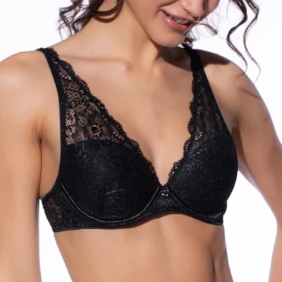 Abbildung von Selene Damen Irina Bügel BH, Schwarz (Negro), 75 (Herstellergröße: B.90)