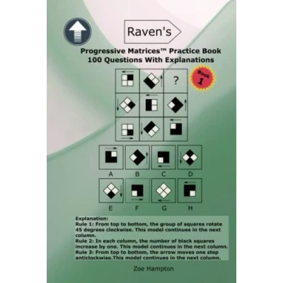 Abbildung von Raven&#039;s Progressive Matrices™ Practice Book: Prepare With 100 RPM/SPM/APM IQ Questions Explanations (IQ Tests series, Band 6)