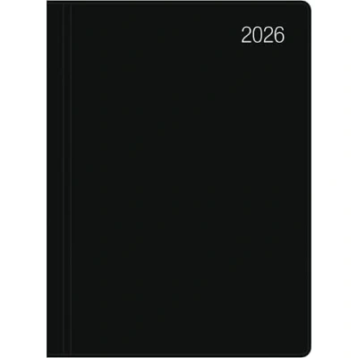 Abbildung von Zettler Taschenkalender 610 10,2x14,2cm 1 Tag/1 Seite schwarz 2026