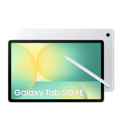Abbildung von Samsung Galaxy S10 FE AI Tablet, Android 256 GB Speicher, 12 RAM, 27,70 cm/10,9&quot; Display, Inkl. S Pen, Wi Fi, Lange Akkulaufzeit, Silver, 36 Monate Herstellergarantie [Exklusiv auf Amazon]