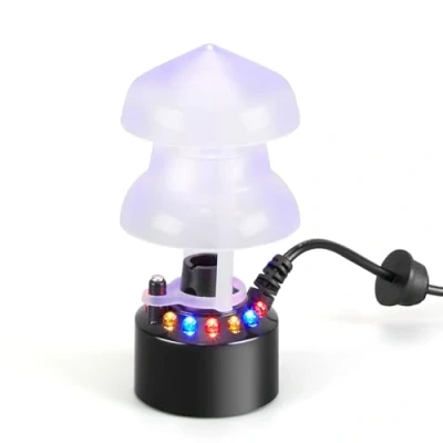 Abbildung von FITNATE Spritzschutz ultraschall Nebler für Halloween Pumpkin und Hexentopf, Vernebler, 12 LED Nebelmaschine, Mister Springbrunnen Teich, Nebelmenge≥300ml/H, Feiertage, Party