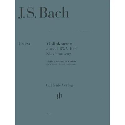 Abbildung von Konzert 1 a Moll Bwv 1041 Vl Str Bc. Violine, Klavier: Instrumentation: Violin and Piano, Concertos (G. Henle Urtext Ausgabe)