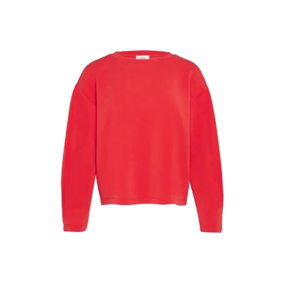 Abbildung von s.Oliver Scubasweatshirt AUS Modalmix IM Relaxed FIT Sweatshirt, Damen, Größe: 34, Rot