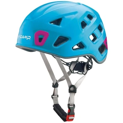 Abbildung von C.A.M.P. Unisex Erwachsene Helm Storm, Hellblau/Fuchsia, 48 56 cm