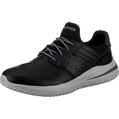 Abbildung von Skechers Delson 3.0 Sneaker low, Herren, Größe: 45, Black Schuhe