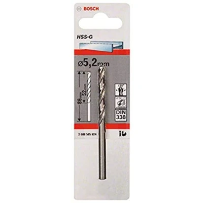 Abbildung von Bosch Professional Metallbohrer HSS G geschliffen (Ø 5,2 mm)