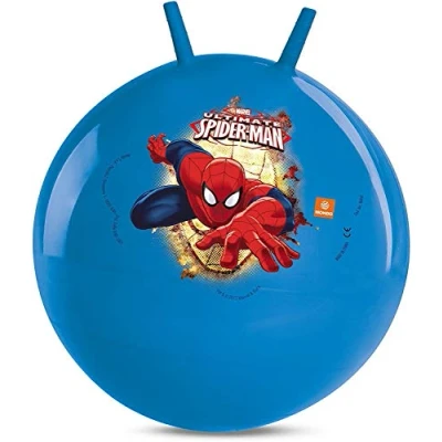 Abbildung von Mondo Toys Känguru Design Spiderman Marvel Drinnen &amp; Draußen wiederaufblasbar Sprungball Junge / Mädchen 06961
