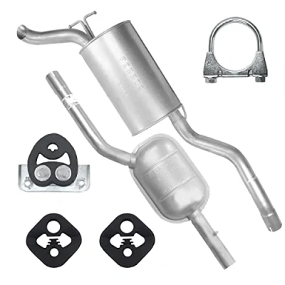Abbildung von Auspuff Auspuffanlage Schalldämpferset für Mercedes E E200 E220 E230 W210 2.0 D 2.2 2.3 2.5