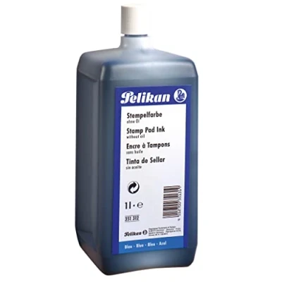 Abbildung von Pelikan Stempelfarbe ohne Öl, 1000 ml, 1 Set, blau