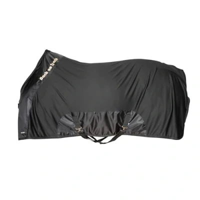 Abbildung von Back on Track Feinmaschig Decke Royal Deluxe Schwarz 145/198 Agradi.deVerkauft von Agradi