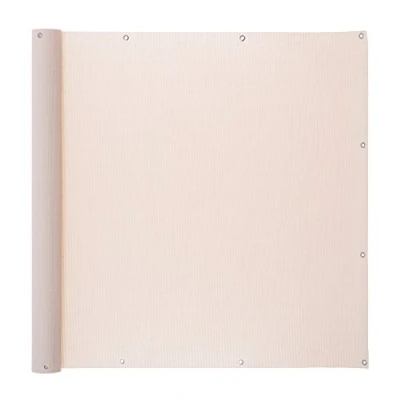 Abbildung von ventanara Balkonsichtschutz PVC Balkonverkleidung blickdicht Balkonbespannung