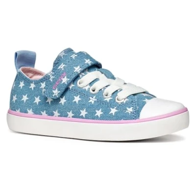 Abbildung von Geox J GISLI Girl A Sneaker, Denim, 27 EU