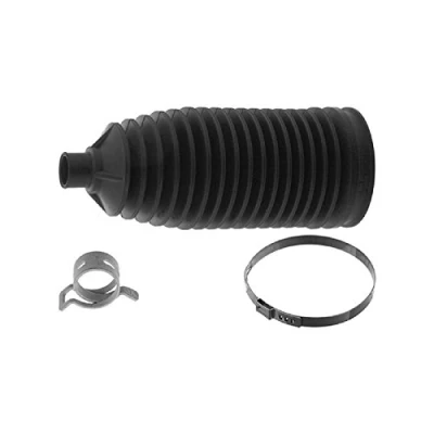 Abbildung von FEBI BILSTEIN 38918 Faltenbalgsatz, Lenkung Thermoplast Vorderachse links, rechts mit Schellen PEUGEOT: 807