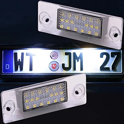 Abbildung von LED Kennzeichenbeleuchtung von Recambo passend für AUDI A3 8L A4 Limousine Avant B5