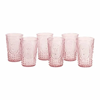 Abbildung von Mirabeau Glas 6er Set Fleury rosa,