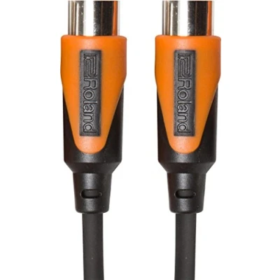 Abbildung von Roland Black Serie MIDI Kabel, Länge: 6m RMIDI B20