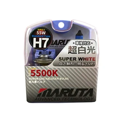 Abbildung von MARUTA KFZ Ersatzleuchte MT 440, PX26d, 2 St., Tageslichtweiß, H7 55W 5500K Xenon Effekt Halogenlampe, Abblendlicht, Scheinwerfer