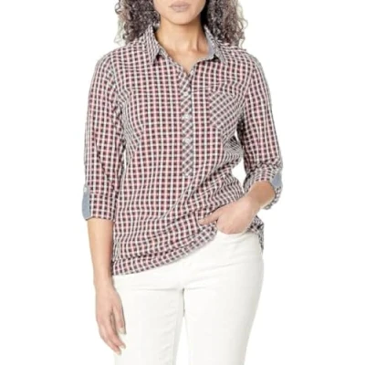 Abbildung von Tommy Hilfiger Damen J2xmh365 qi2 xs Hemd, Mehrfarbig, X Klein