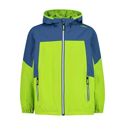 Abbildung von CMP Ripstop Kinderjacke mit fester Kapuze, Limettengrün, 110