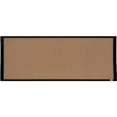 Abbildung von Nobo Kleine Kork Notiztafel mit Schwarzem Rahmen, Pinnwand, Wandmontage, Inkl. Befestigungskit, Zuhause/Büro, 585 x 430 mm, 1903776