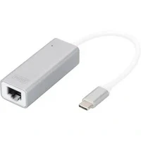 Abbildung von DIGITUS USB 3.0 Typ C Gigabit Ethernet Adapter, 10/100/1000 Mbps, MacBook Kompatibel, Chipset: RTL8153