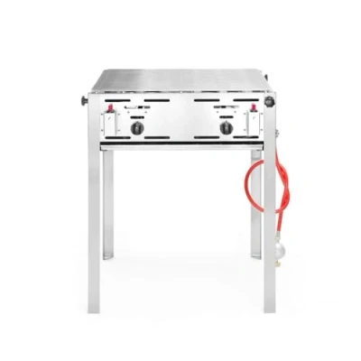 Abbildung von HENDI Roast Master Heavy Duty, Elektronisches Zündgerät, nur für Verwendung im Aussenbereich, Gasflaschengas (Propan/Butan), 11,6kW(Hs), 650x540x(H)840mm, Edelstahl 18/0
