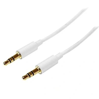 Abbildung von StarTech.com 3m Stereo Audiokabel 3,5mm Klinke Stecker/Stecker Weiß Aux Kabel