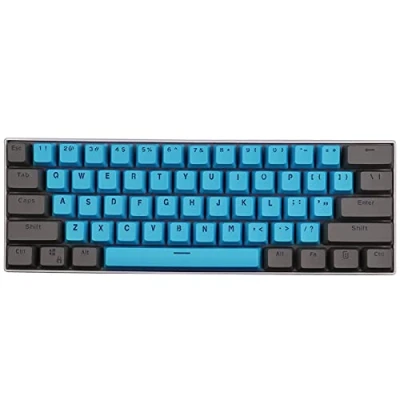 Abbildung von Keycaps, 61 PBT Keycaps Backlight Mechanische Tastatur Tastenkappe ANSI Layout Keyset für Ducky Keboard/ GH60 / RK61 ALT62 Annie/Keyboard Poker Keys Tastenkappen