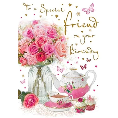 Abbildung von Piccadilly Greetings Geburtstagskarte für Freund, 22,9 x 15,2 cm, Regal Publishing