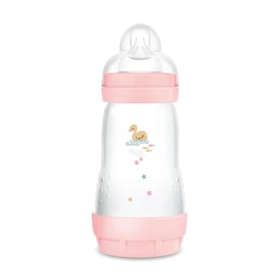 Abbildung von MAM Babyflasche Easy Start Baby Weithalsflasche mit SkinSoft Trinksauger
