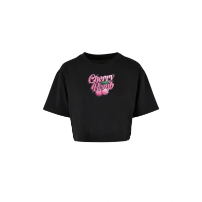 Abbildung von Mister Tee Cherry BOMB Tshirt print, Damen, Größe: 4XL, Black