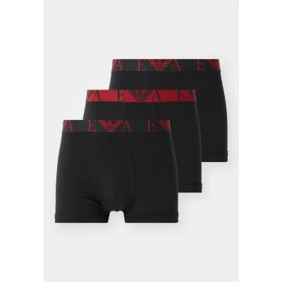 Abbildung von Emporio Armani Trunk 3 PACK Panties, Herren, Größe: Large, Black