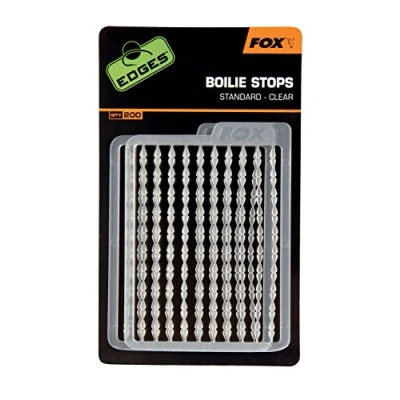 Abbildung von Fox Boilie Stops clear 200 Stück Standard Boiliestopper