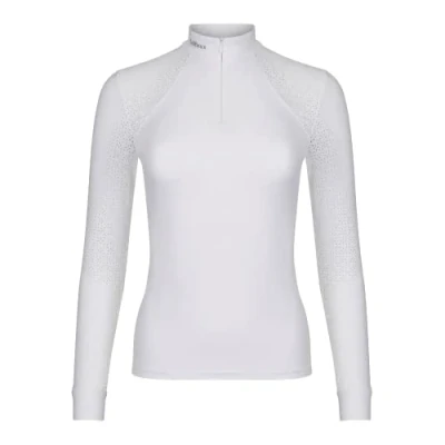 Abbildung von LeMieux Turnier Shirt Olivia Lange Ärmel Weiß 40