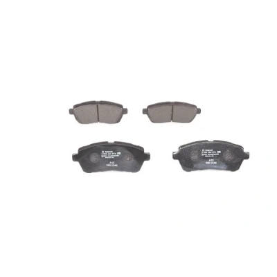 Abbildung von BOSCH 0 986 494 574 Bremsbelagsatz Low Metallic mit akustischer Verschleißwarnung Montageanleitung Zubehör DAIHATSU: Materia, Sirion II