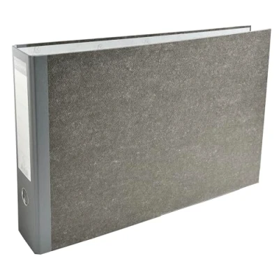 Abbildung von Exacompta Ordner A3 quer Wolkenmarmor 70mm grau