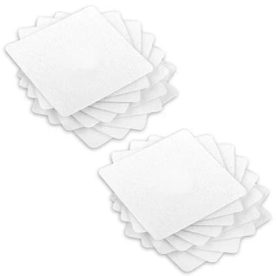 Abbildung von ECENCE Antirutsch Aufkleber 24x Transparent Anti Rutsch Pads quadratisch, 24 tlg.