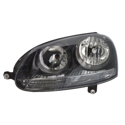 Abbildung von ABAKUS 441 1171L LDEM2 Scheinwerfer links H7/H7 mit Stellmotor für LWR, Gehäuse schwarzem Innenteil PX26d VOLKSWAGEN: Golf 5 Variant kfzteile,