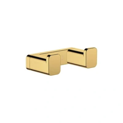 Abbildung von hansgrohe Handtuchhaken doppelt AddStoris, Handtuchhalter, Brushed Bronze